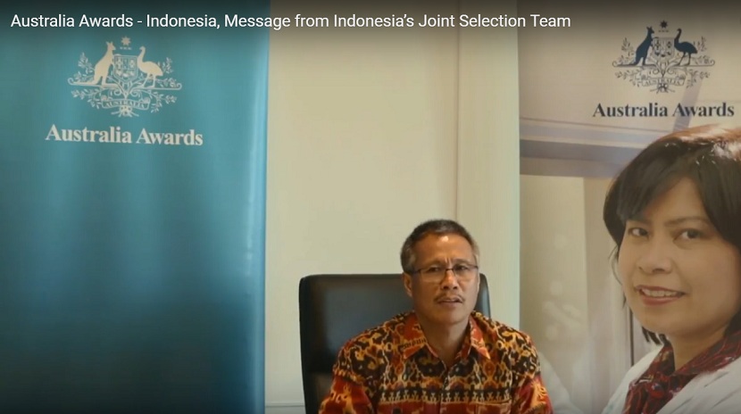 Australia Awards - Indonesia, Message from Indonesia’s Joint Selection Team